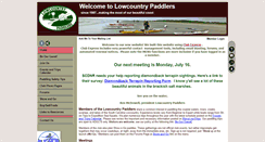 Desktop Screenshot of lowcountrypaddlers.net